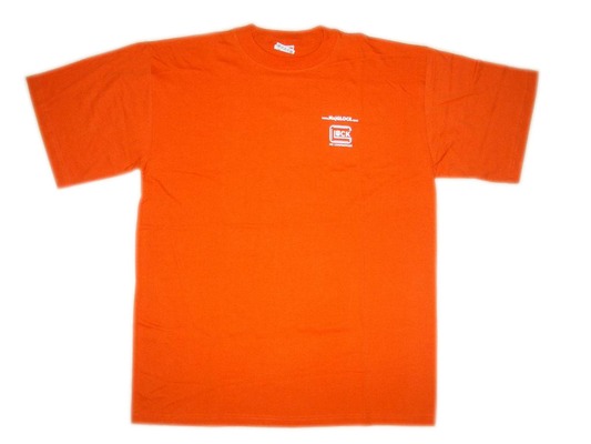 Tričko oranžové - přední pohled
